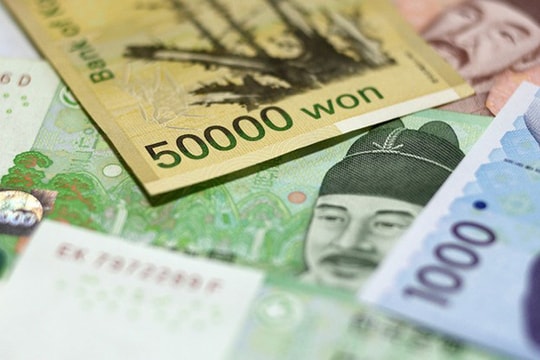 Hàn Quốc: Đồng KRW rơi xuống mức thấp nhất trong gần 6 năm