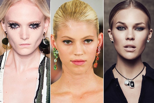 Độc đáo hoa tai bất đối xứng