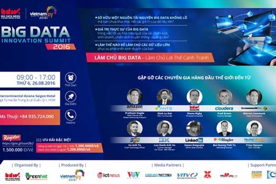 Diễn đàn "Big Data Innovation Summit 2016"