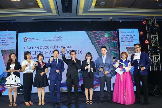 Đêm Hàn Quốc và Lễ Trao Giải Du Lịch Hàn Quốc 2016