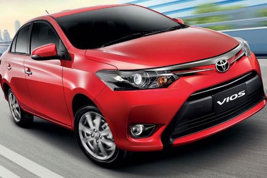 10 mẫu ô tô bán chạy nhất tháng 11/2016