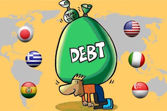 Năm 2016, thế giới cõng khoản nợ 215 nghìn tỷ USD