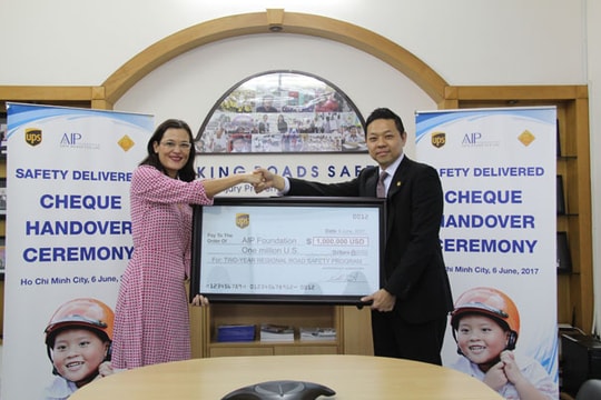 Quỹ UPS tài trợ 1 triệu USD nâng cao nhận thức an toàn giao thông