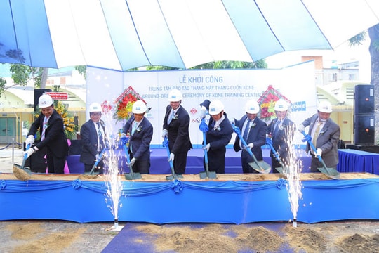 Khởi công trung tâm đào tạo thang máy và thang cuốn KONE