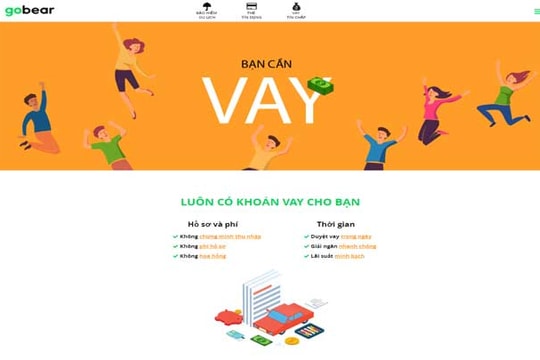 Gobear Việt Nam ra mắt chuyên trang tìm kiếm khoản vay tín chấp