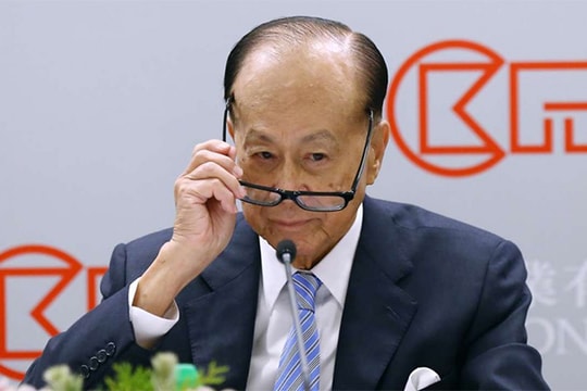 Tỷ phú Lý Gia Thành mất "ghế" giàu thứ nhì châu Á