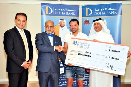 Tiền vệ Xavi trúng đậm xổ số