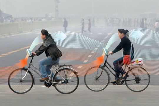 Xe đạp lọc không khí