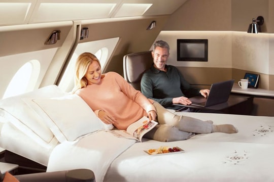 Hàng không thế giới: Xu hướng "căn hộ" trên hạng thương gia