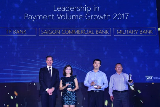 MB có tốc độ tăng trưởng doanh số giao dịch thẻ Visa cao nhất năm 2017