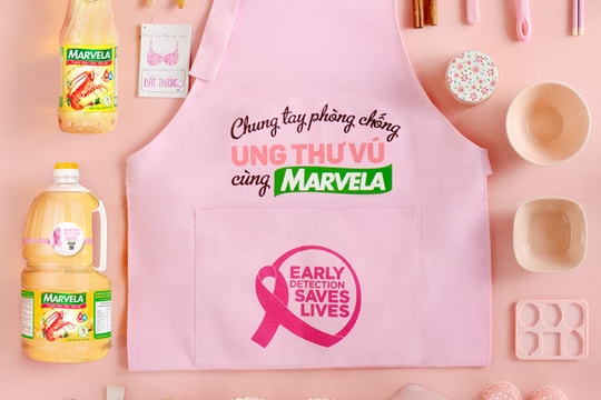 Marvela hưởng ứng chiến dịch chống ung thư vú