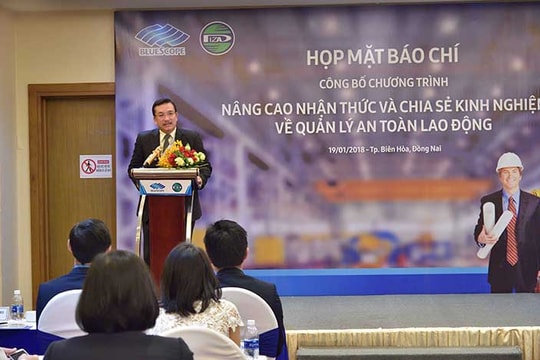 NS BlueScope Việt Nam hợp tác về an toàn lao động trong doanh nghiệp