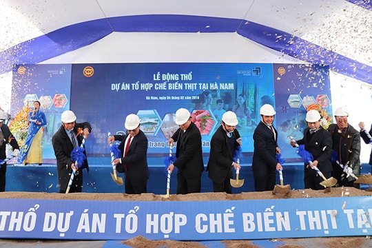 Masan khởi công tổ hợp chế biến thịt tại Hà Nam