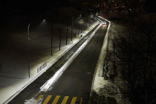 Hệ thống đèn đường độc đáo tại Na Uy