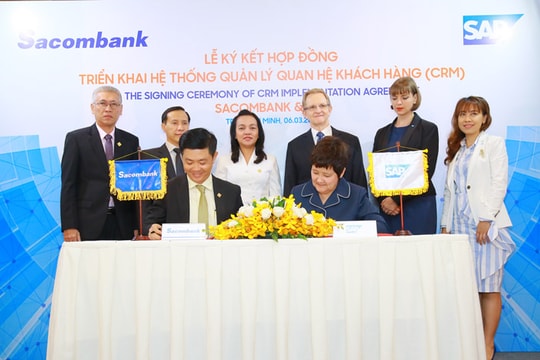 Sacombank triển khai hệ thống CRM