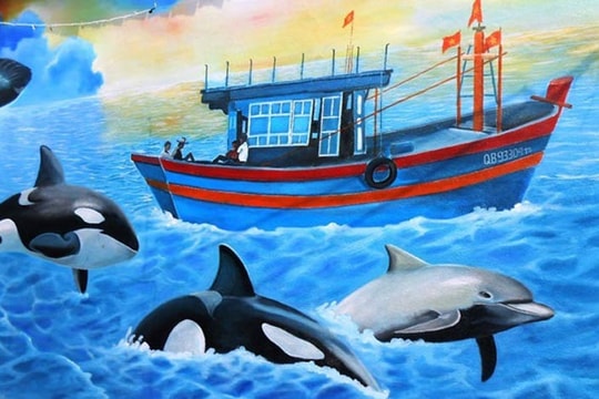 Dulux hoàn thành dự án "Bích họa tương lai" tại làng chài Cảnh Dương