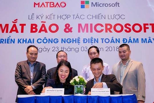 Mắt Bão và Microsoft hợp tác chiến lược triển khai công nghệ đám mây tại Việt Nam