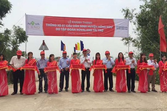 Khánh thành 7 cây cầu nông thôn