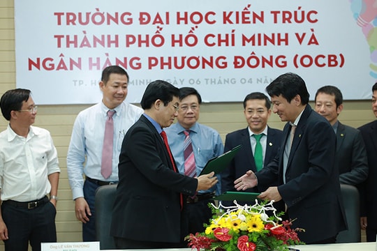 Lễ ký kết hợp tác toàn diện: Ngân hàng Phương Đông OCB và Trường Đại học Kiến trúc TP.HCM