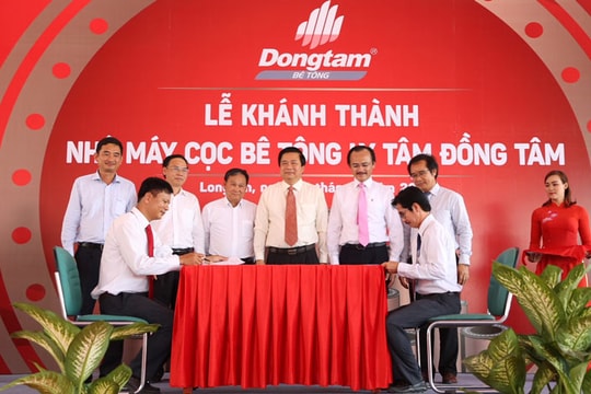 Đồng Tâm Group vừa khánh thành nhà máy sản xuất cọc bê tông ly tâm Đồng Tâm