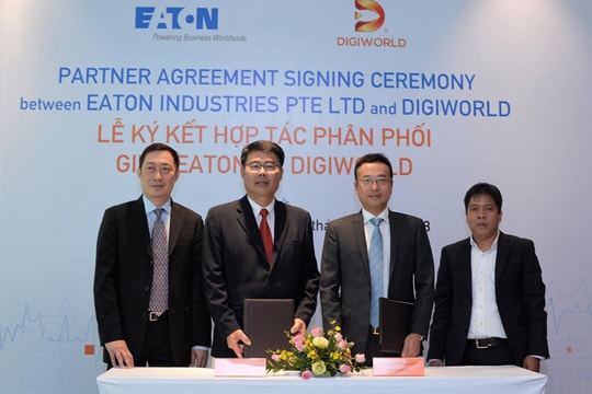 Eaton hợp tác phân phối với Digiworld