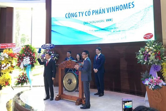 Vinhomes niêm yết 2.68 tỷ cổ phiếu - Mã VHM