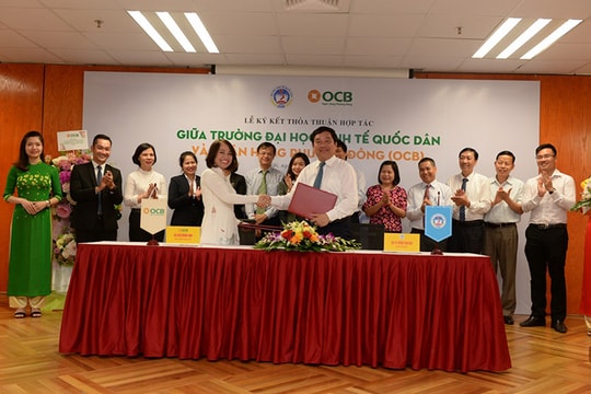 Lễ ký kết thỏa thuận hợp tác: Ngân hàng TMCP Phương Đông và Trường đại học Kinh tế Quốc dân