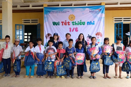 MSC vui tết thiếu nhi cùng trẻ em vùng cao