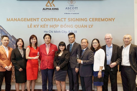 Ký kết Hợp đồng Quản lý giữa Alpha King và The Ascott Limited