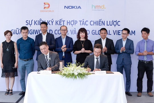 Digiworld hợp tác với HMD Global phân phối điện thoại Nokia
