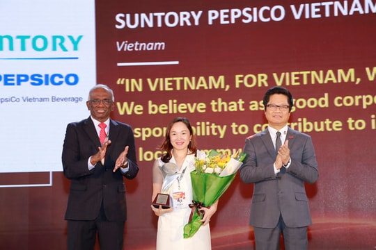 Suntory PepsiCo Việt Nam nhận giải thưởng nhân sự uy tín Châu Á
