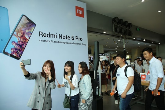 Xiaomi lập kỷ lục mới về selfie với Redmi Note 6 Pro