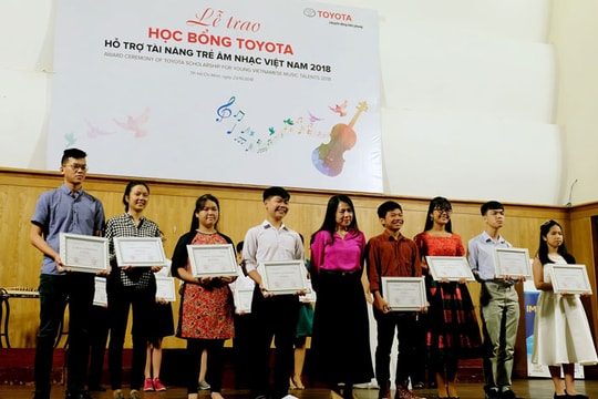 Toyota hỗ trợ tài năng trẻ âm nhạc Việt Nam