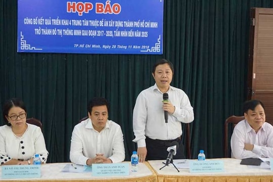 TP.HCM vận hành 4 trụ cột của đề án đô thị thông minh từ đầu năm 2019