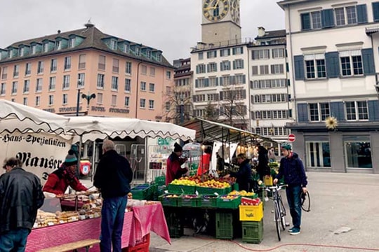 Zurich êm đềm và quyến rũ