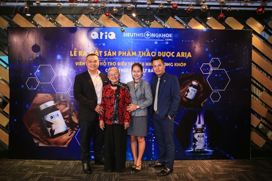 Ra mắt sản phẩm thảo dược Aria – Viên uống hỗ trợ điều trị đau xương khớp