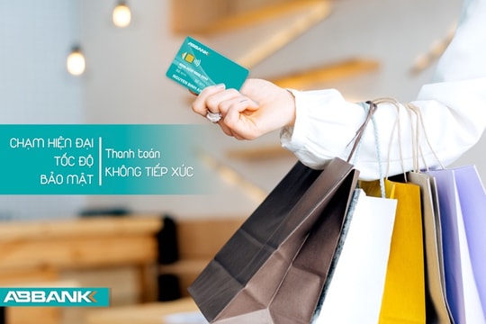 ABBank Visa Contactless đẩy nhanh thao tác, nâng cao bảo mật