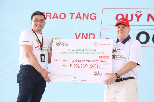 Chạy vì Trái tim 2018 gây quỹ hơn 5 tỷ đồng