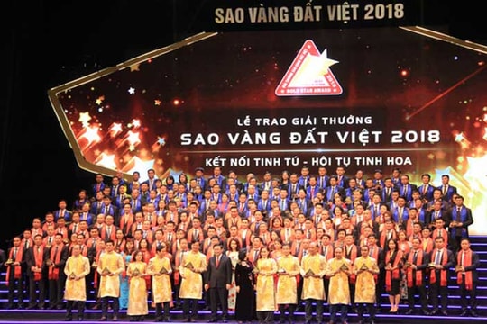 Sao Vàng đất Việt 2018: 200 doanh nghiệp, 1 triệu tỷ đồng và hơn 400 ngàn việc làm