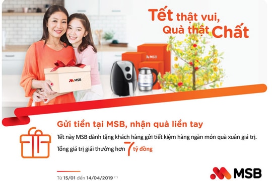 Đón lộc xuân liền tay cho mùa tết đủ đầy cùng MSB