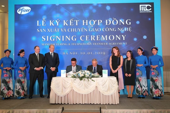 Pfizer ký kết thỏa thuận chuyển giao công nghệ với Medochemie