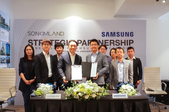 SonKim Land và Samsung Electronics ký kết hợp tác chiến lược