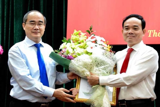 Ông Trần Lưu Quang làm Phó bí thư Thường trực Thành ủy TP.HCM
