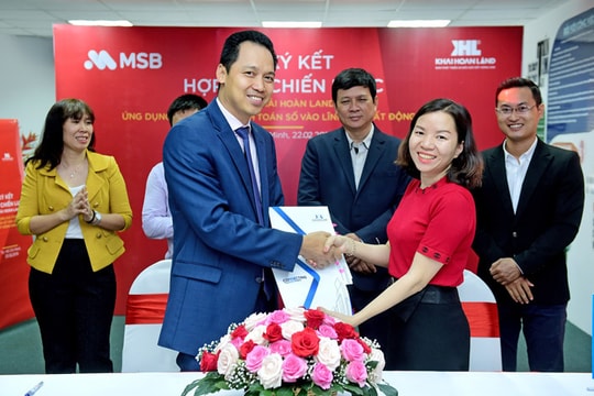 MSB triển khai giải pháp tài chính cho Khải Hoàn Land