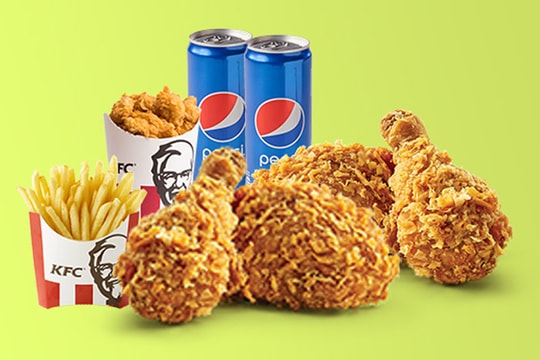 Ăn KFC, càng đông càng rẻ! Tiết kiệm lên đến 133k!