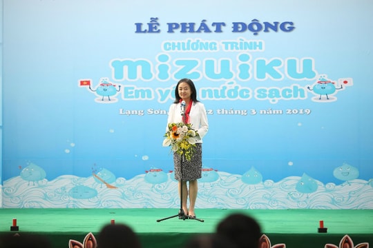 Lễ khởi động Chương trình “Mizuiku – Em yêu nước sạch” 2019