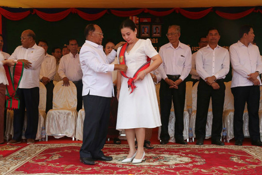 Doanh nghiệp Việt nhận Huân chương Hữu nghị hạng Nhất Campuchia