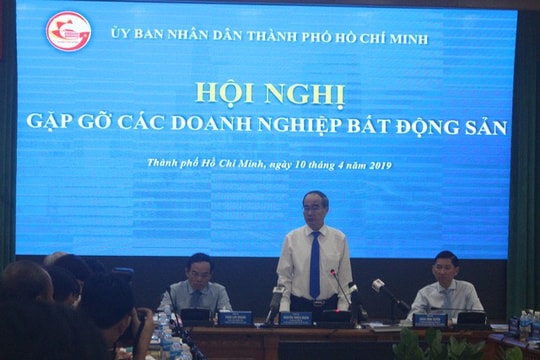 Bí thư Thành ủy Nguyễn Thiện Nhân chỉ đạo gỡ vướng cho doanh nghiệp bất động sản