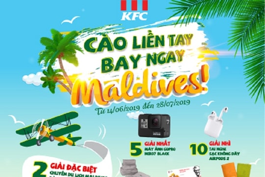 Cào liền tay, bay ngay Maldives