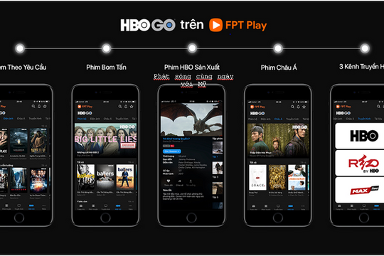 HBO GO ra mắt tại Việt Nam trên ứng dụng FPT Play